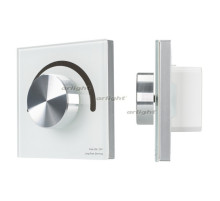 Панель SMART-P90-DIM-G-IN White (230V, Rotary, 2.4G) (arlight, Пластик)