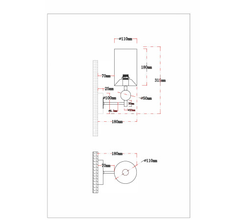 Светильник настенный A4027AP-1PB Arte Lamp Светильник настенный A4027AP-1PB Arte Lamp