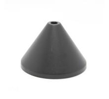  013165 Декоративная чашка черная 