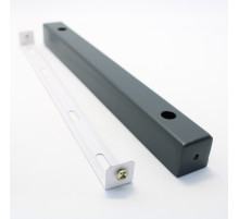  1661 Основание подвеса 340*25*25мм, 2 отверстия, цвет антрацит