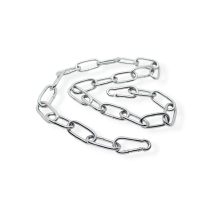  С10300 цепь длиной 1 метр с 2 карабинами хром