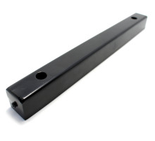  1658 Основание подвеса 265*25*25мм, 2 отверстия, черный цвет