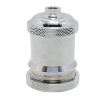  2002 Декоративный стакан на патрон Е27, цвет хром