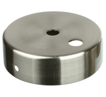 043480 Основание подвеса d=80, отверстия 1+1, никель