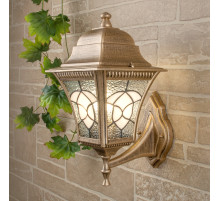 Altair черное золото Уличный настенный светильник