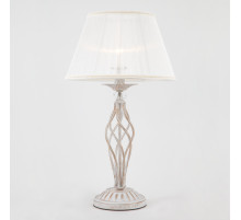 01002/1 белый с золотом EUROSVET Настольная лампа 
