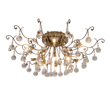 10042/12 античная бронза Потолочная люстра EUROSVET 