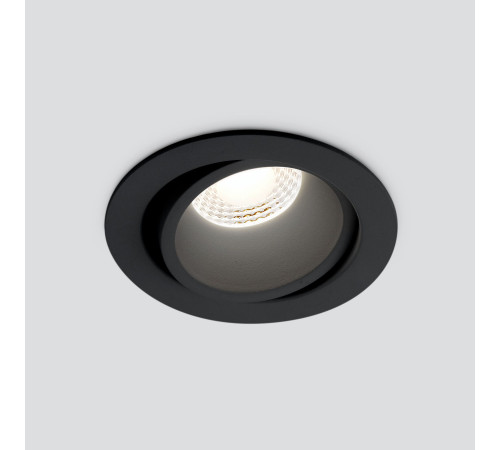 15267/LED черный Встраиваемый точечный светодиодный поворотный светильник 15267/LED черный Встраиваемый точечный светодиодный поворотный светильник