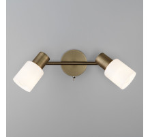 20089/2 бронза Настенный светильник с поворотными плафонами ЕВРОСВЕТ