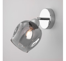 30164/1 хром Настенный светильник со стеклянным плафоном ЕВРОСВЕТ