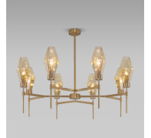 60143/8 латунь EUROSVET Потолочный светильник со стеклянными плафонами