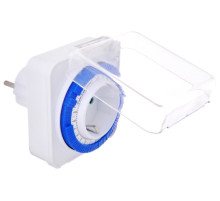  23204 Розетка с таймером Feron TM31 суточная мощность 3500W/16A IP44