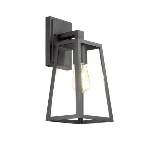 Уличный настенный светильник 4169/1W Odeon Light с трапециевидным плафоном Уличный настенный светильник 4169/1W Odeon Light с трапециевидным плафоном