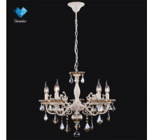 3281/5 белый с золотом/тонированный хрусталь Strotskis ЕВРОСВЕТ