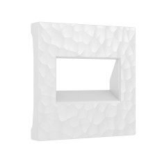 Накладка на механизм Werkel W1291101/ Накладка для двойной розетки Еthernet RJ-45 (hammer белый)