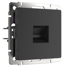Розетка W1181008/ Розетка Ethernet RJ-45 (черный матовый)