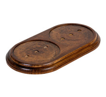 ПОДЛОЖКА ДВУХМЕСТНАЯ "ЭЛЕГАНТ" ТЕМНЫЙ ДУБ