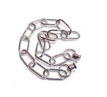  С10310 Цепь L=0,5м. звено 30х12мм с бугелями на конце, цвет хром