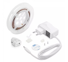 SKU-2548 КОМПЛЕКТ СВЕТОДИОДНОЙ ЛЕНТЫ V-TAC ТЕПЛАЯ, 2,8 ВТ, 1,2 МЕТРА, 260LM, 3000К, 12V, IP65 c датчиком движения				